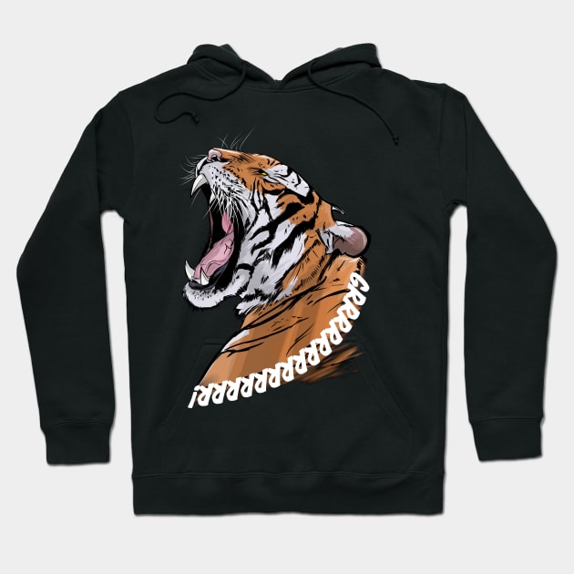 Animals Collection: Tiger Hoodie by akyanyme